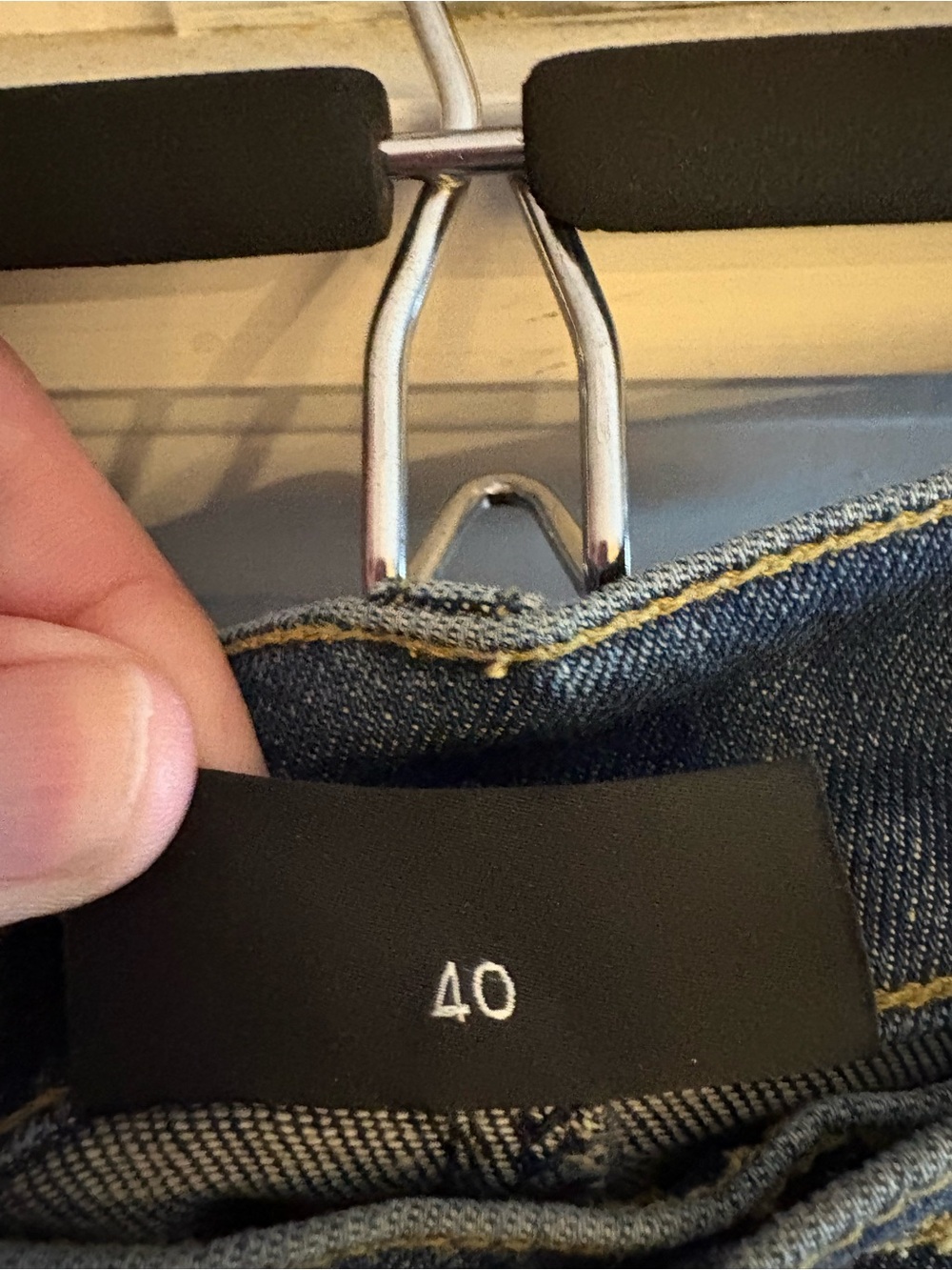 Emporio Armani Dark Blue Denim Jean Skirt - Picture 3 of 6